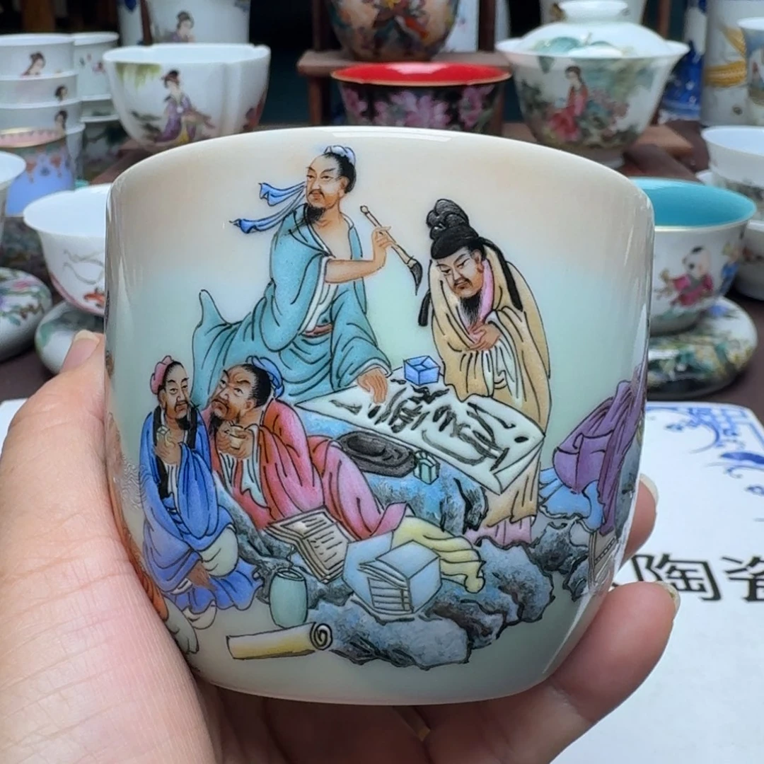 景德镇手工手绘展示