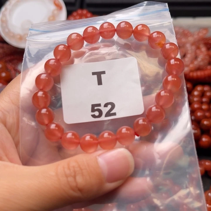 南红玛瑙未镶嵌多样性发货默认微瑕称重8mm