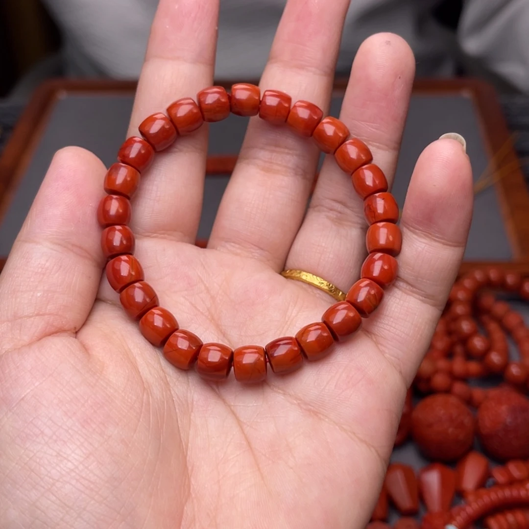 未镶嵌配饰尺寸7毫米➕南红玛瑙