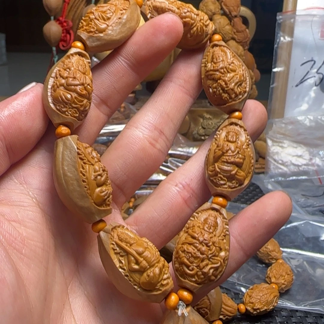 橄榄核手串/手链包衣八大护法