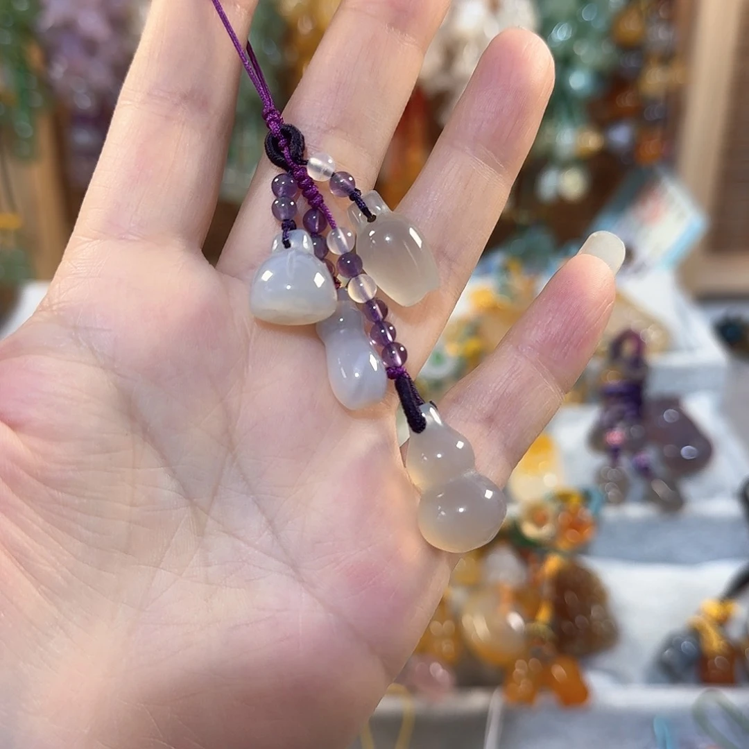 玛瑙/玉髓小挂件福利未镶嵌