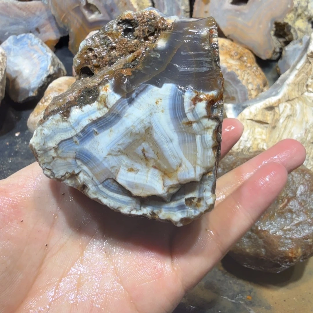未镶嵌玛瑙/玉髓珠宝半成品