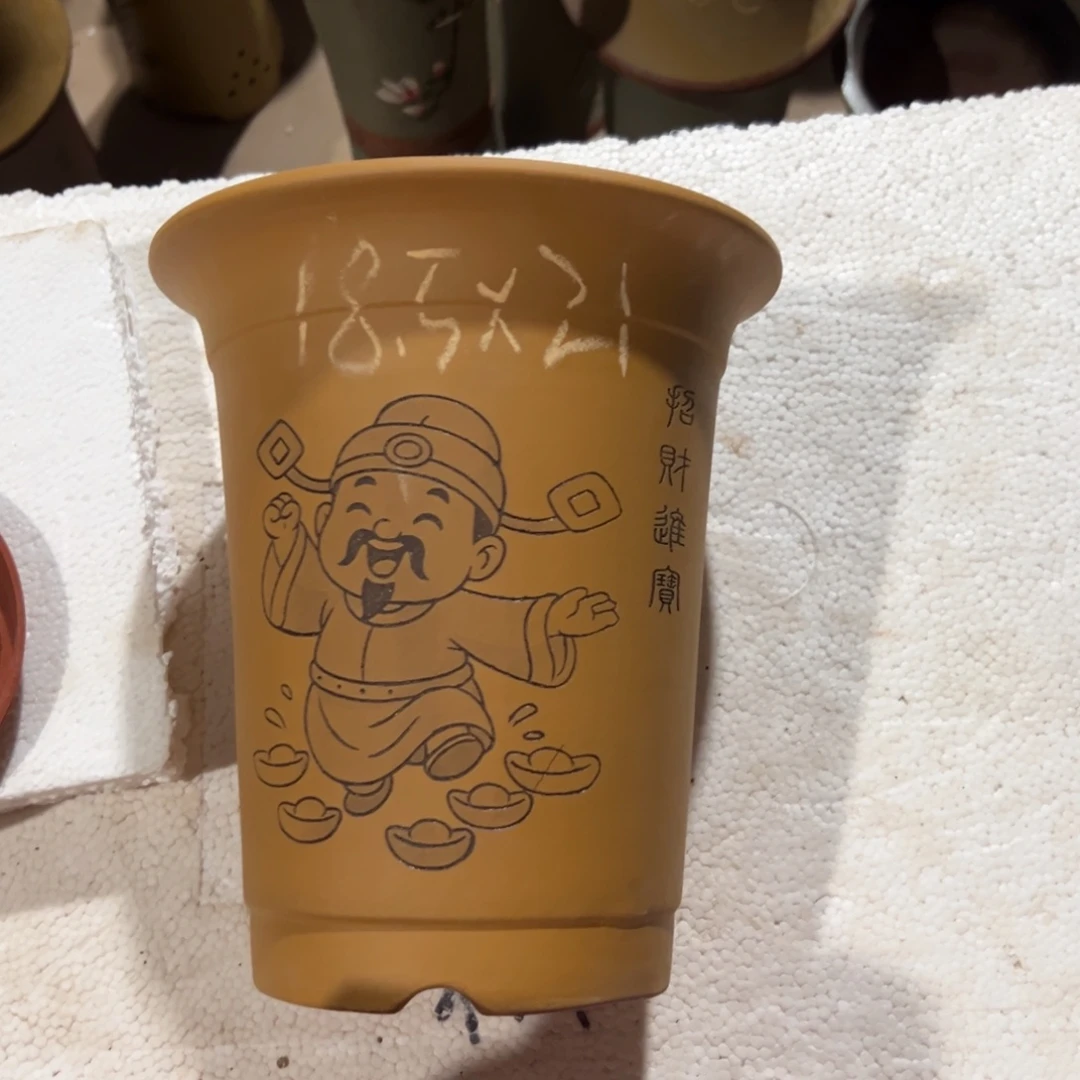 宜兴川阁紫砂花盆