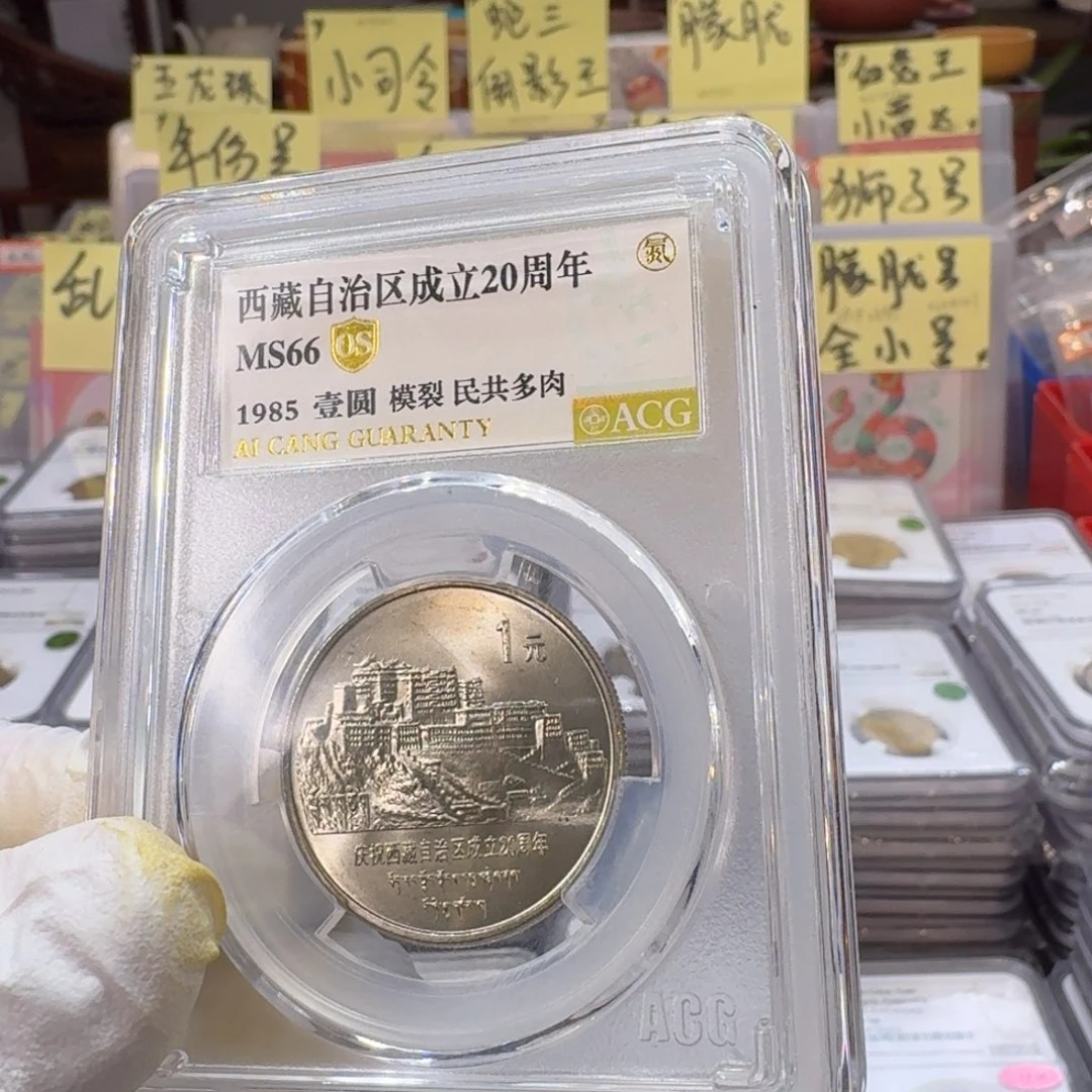 十**你西藏纪念币模裂民共多肉