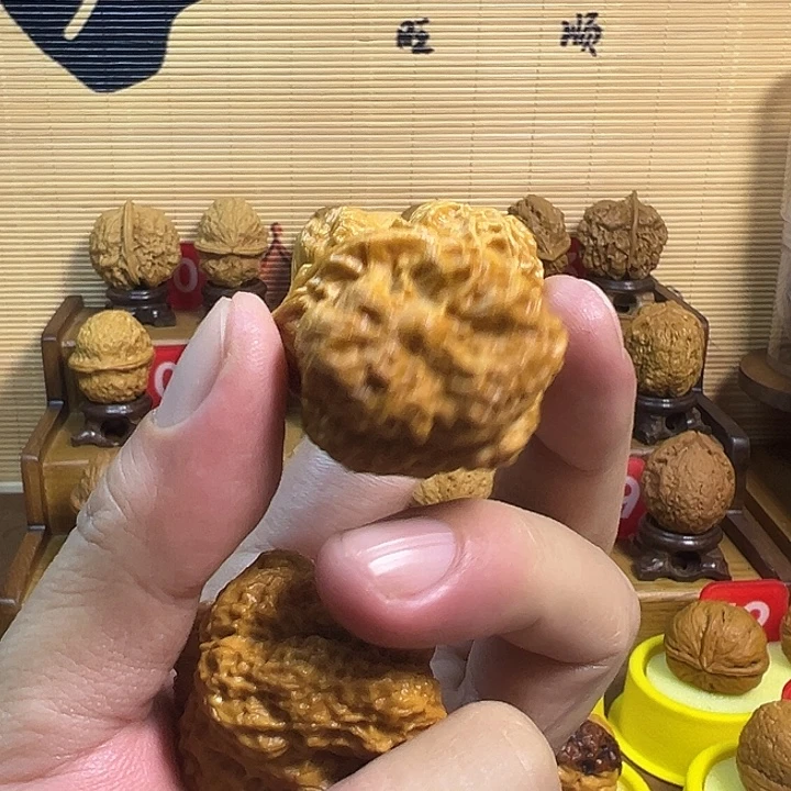 吊坠文玩核桃怪猫