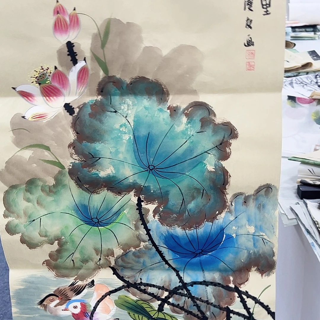 国画事事顺心如意万事如意万事如意