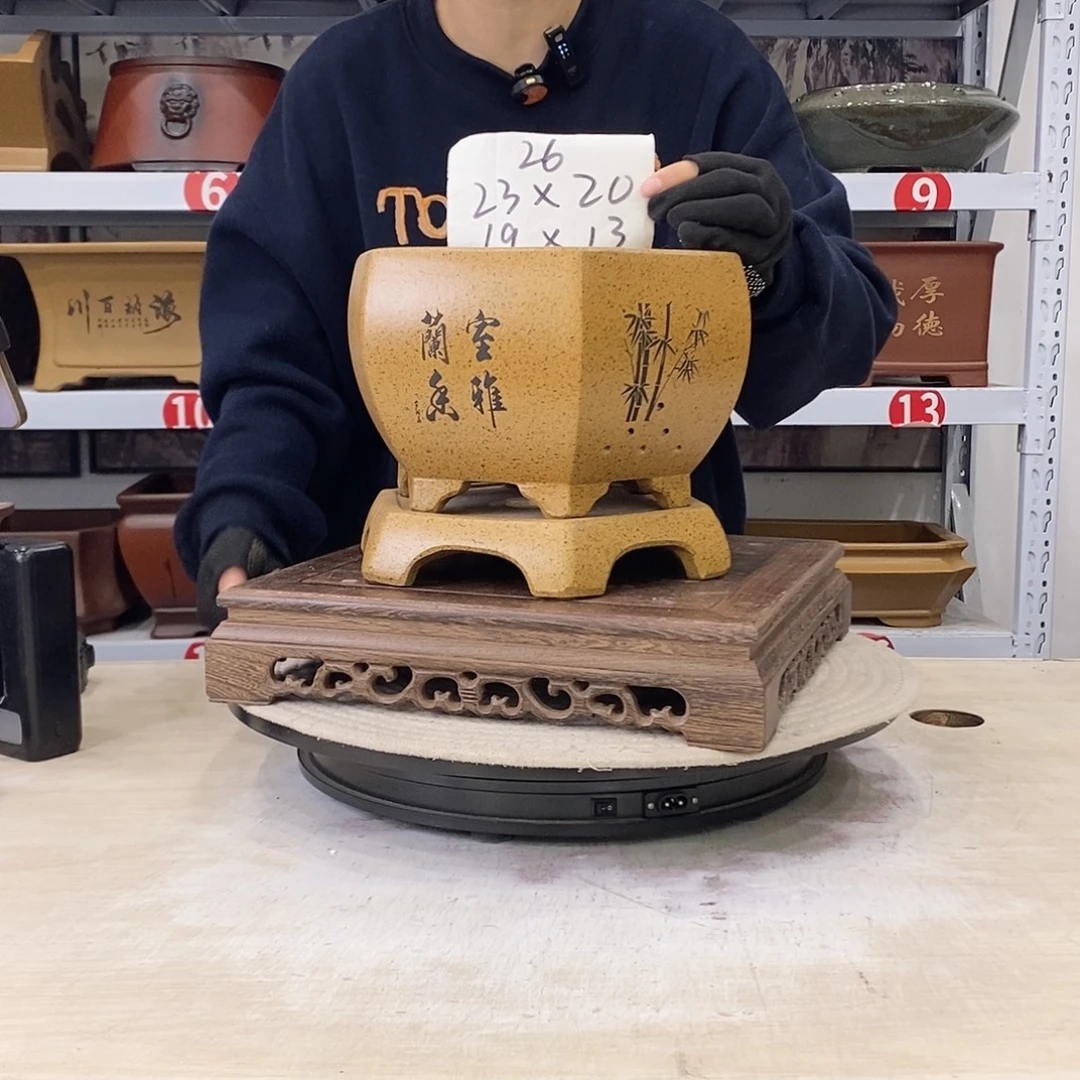 紫砂花盆紫砂花盆