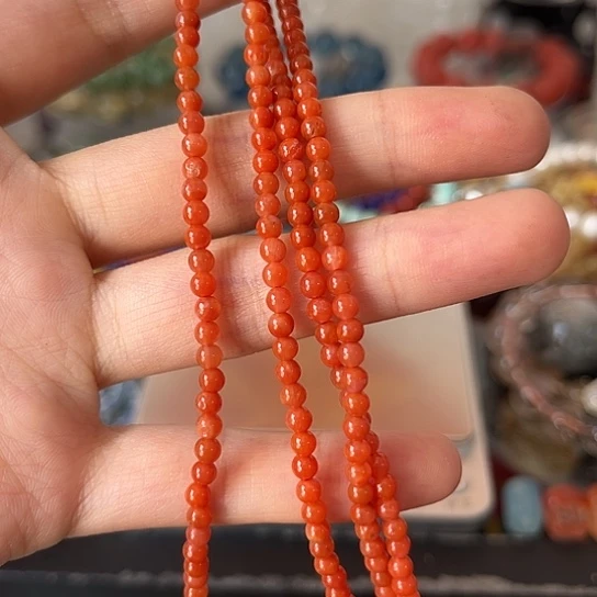 南红玛瑙手链未镶嵌矿坑