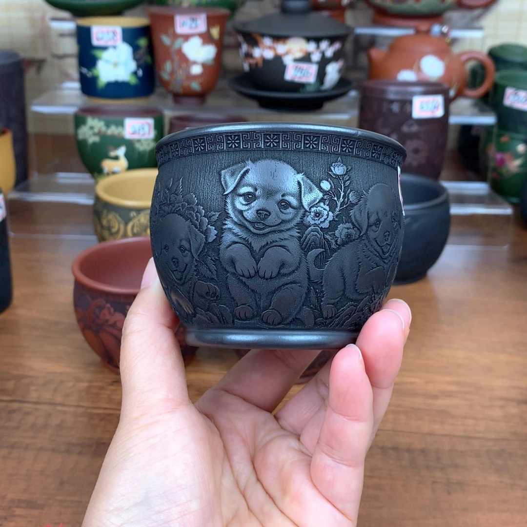 茶杯紫砂宜兴紫砂茶具
