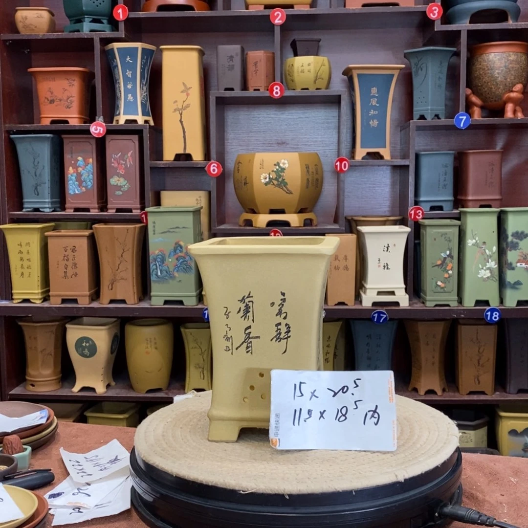 紫砂花盆紫砂花盆