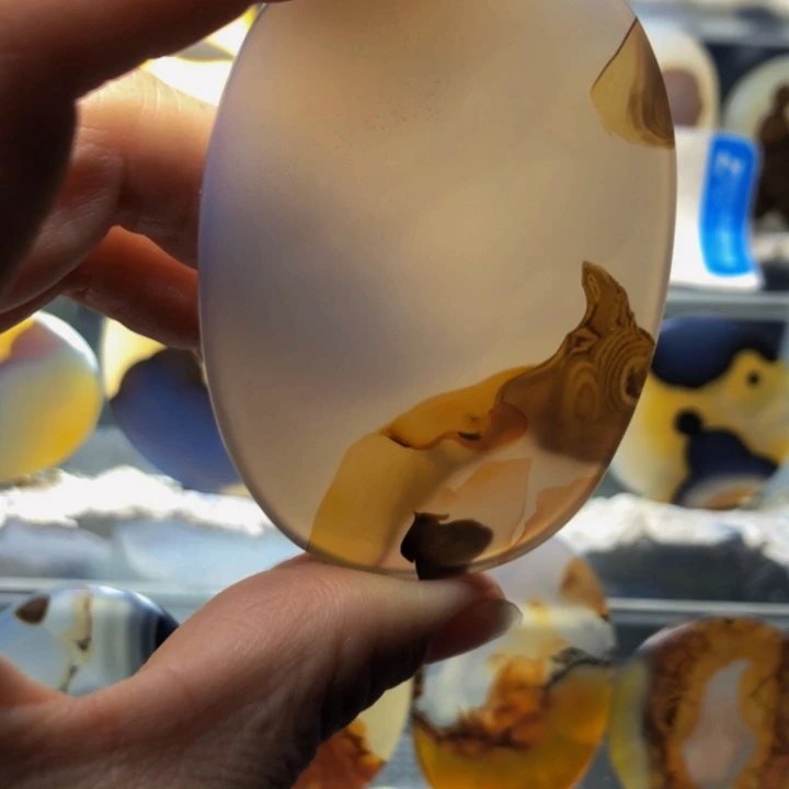 合金玛瑙/玉髓珠宝奇石50