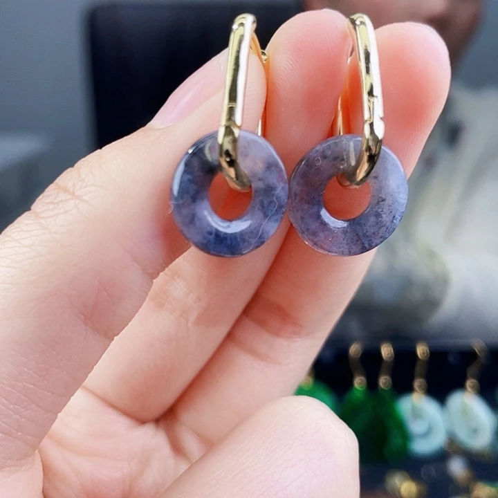 翡翠耳饰未镶嵌饰品