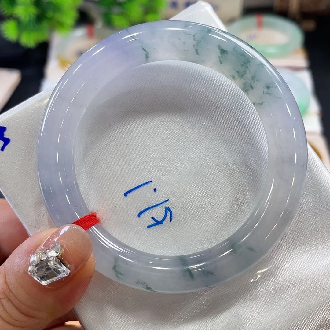 未镶嵌手镯翡翠47号莫奈51.1圈