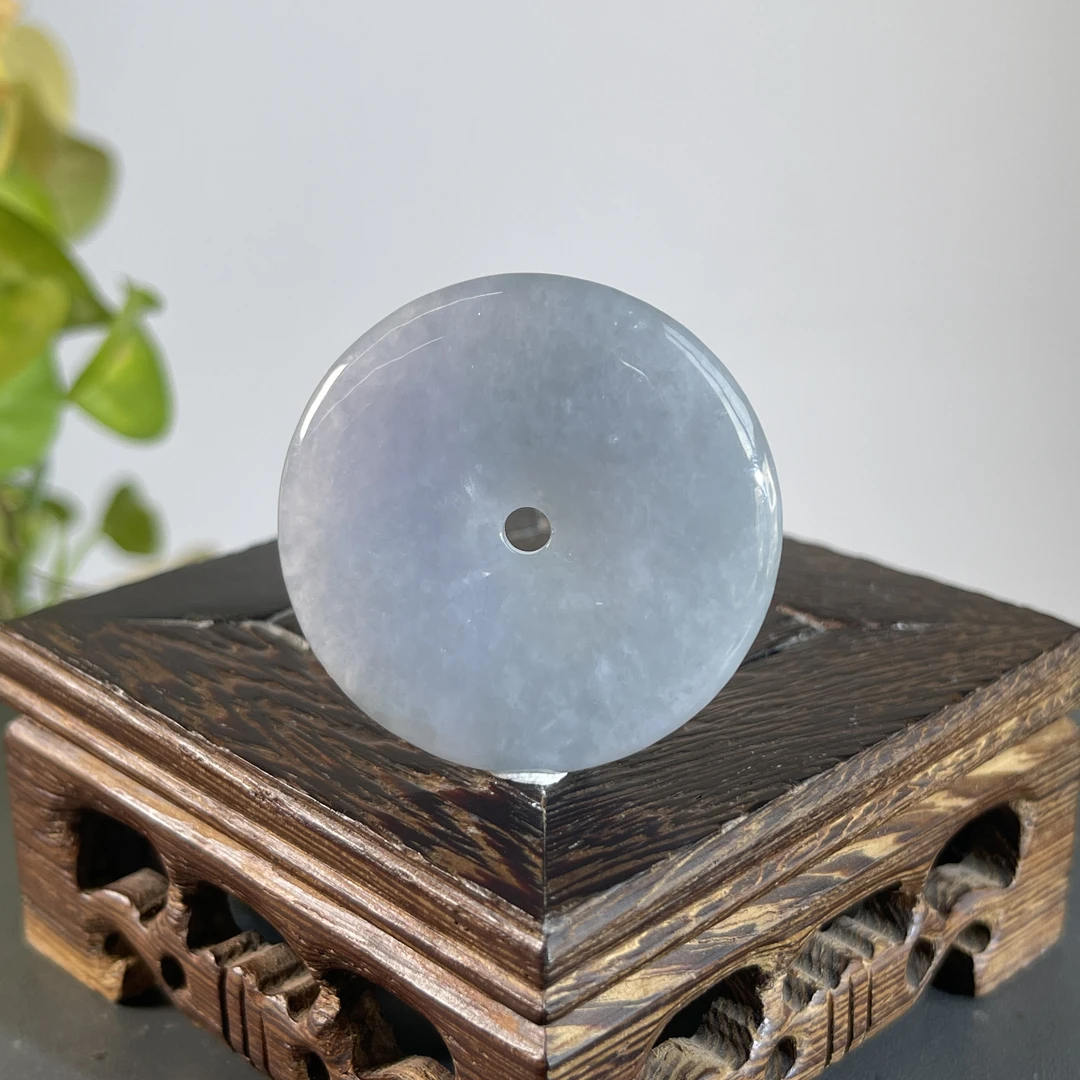 JGB29-016  天然缅甸A货翡翠  平安扣