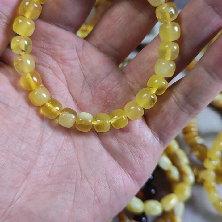 琥珀裸石未镶嵌童**暖