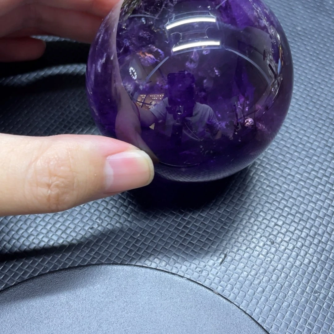 水晶珠宝半成品未镶嵌wjy天然紫水晶2264
