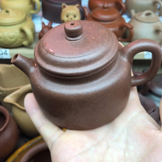 紫砂茶壶将坡泥得中160豪升左右
