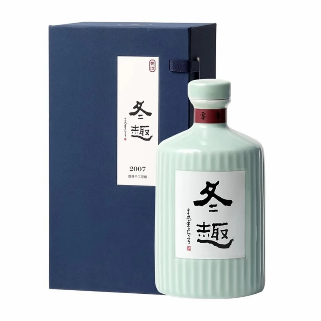 冬趣2007单一年份绍兴手工珍藏冬酿黄酒700  ml半干型花雕酒