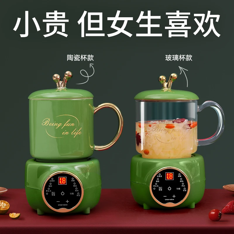 圣诞节生日礼物送女生女友朋友电炖杯加热养生茶壶高档礼盒新款