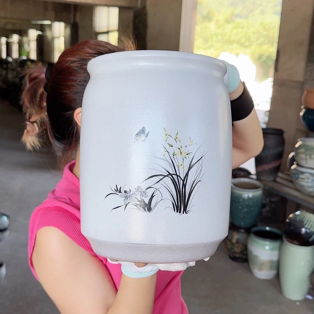 紫砂花盆王嫂花盆0829-120高28口20