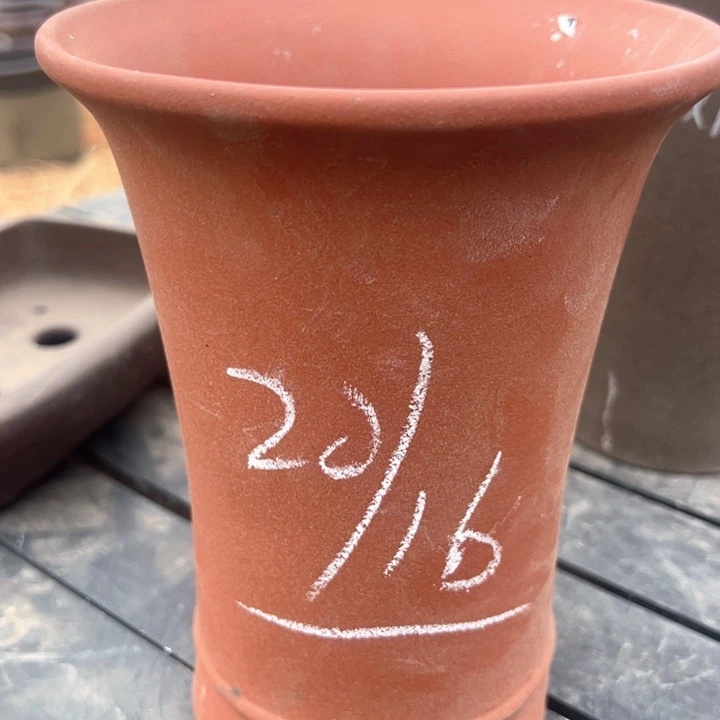红陶紫砂兰花盆微瑕