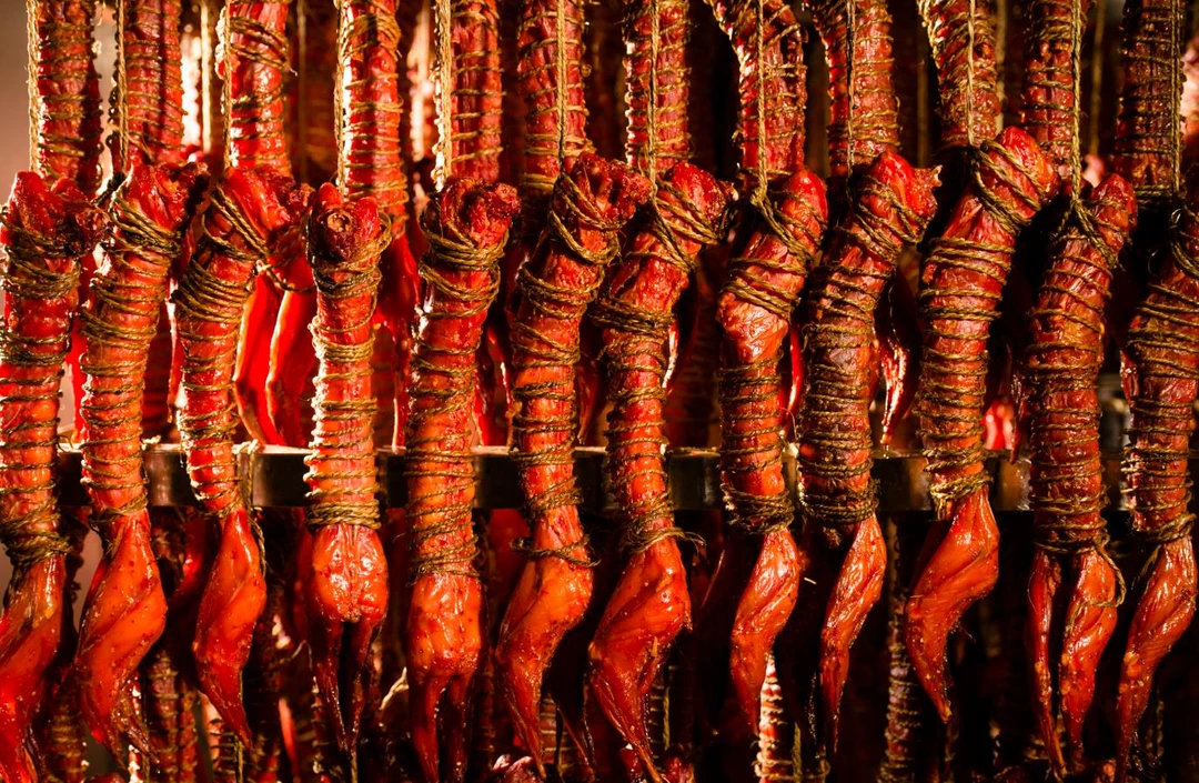 九尺陈彬【熟】彭州特产烟熏缠丝兔