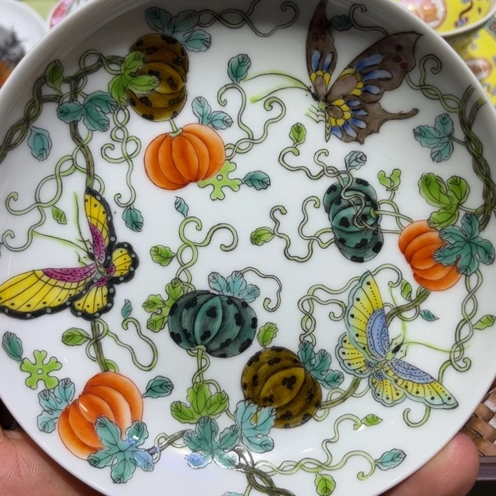 纯手绘精品盖碗杯