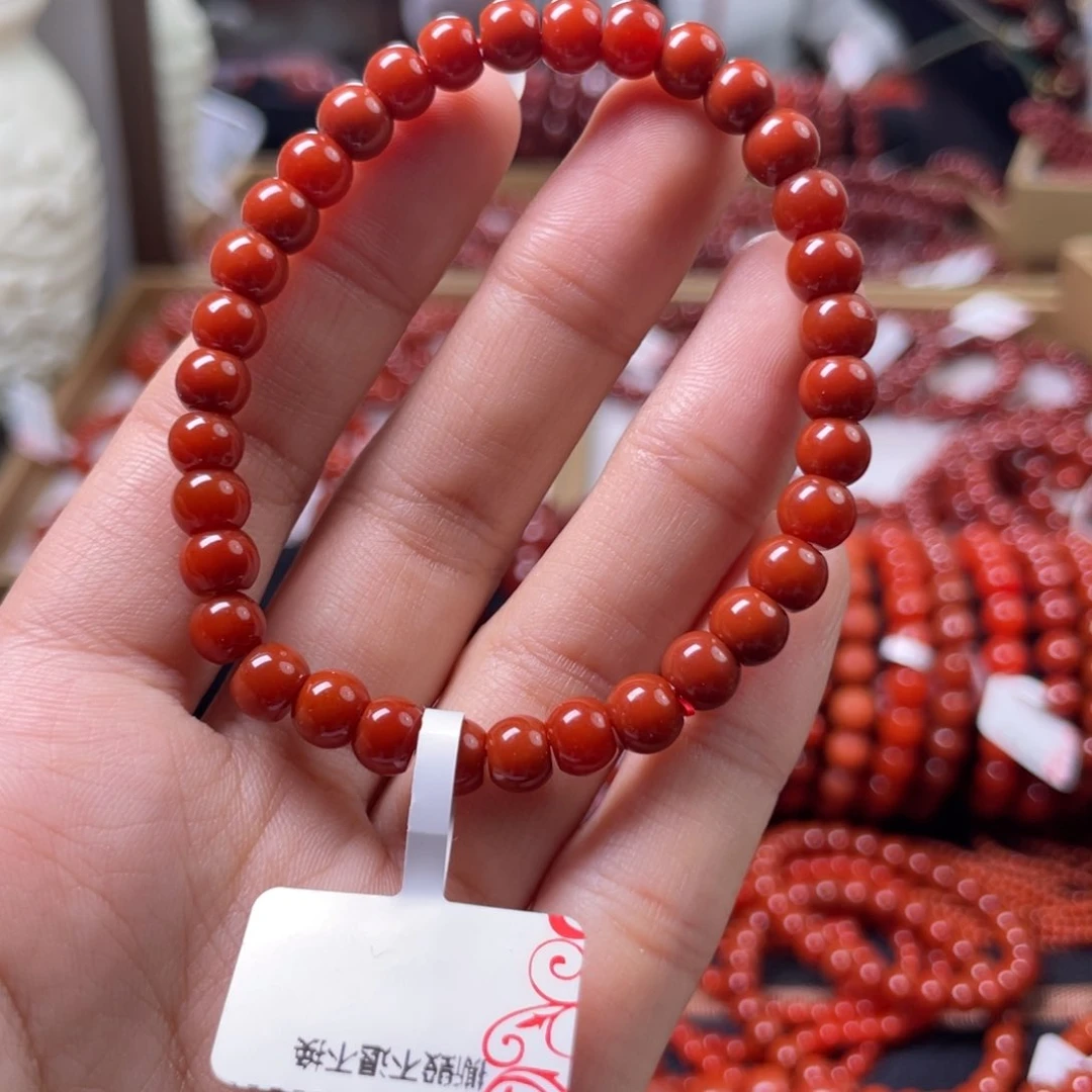 未镶嵌手链南红玛瑙