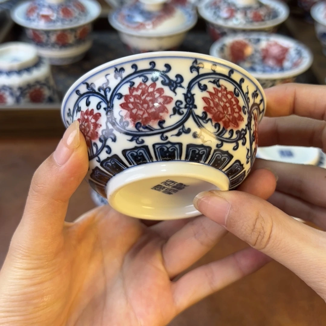 盖碗景德镇茶器百宝箱源头生产