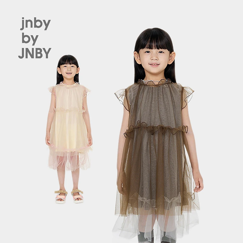 新款江南布衣童装宽松A型短袖连衣裙25夏女童1P4G30430
