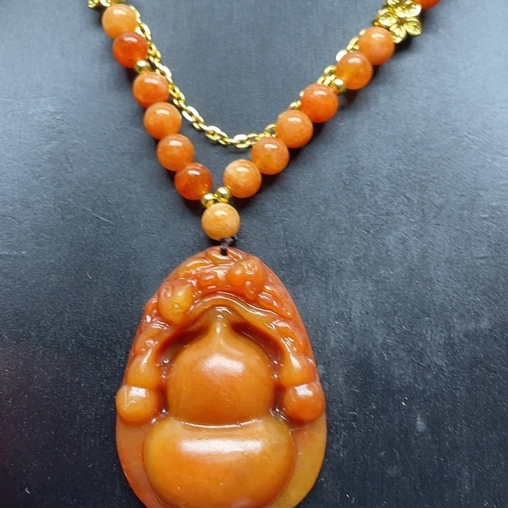 未镶嵌岫玉吊坠吊坠