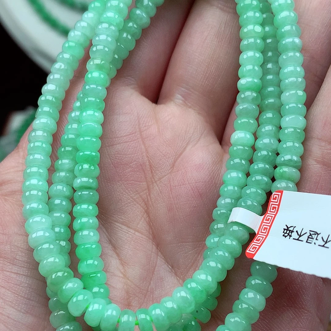 翡翠未镶嵌毛衣链