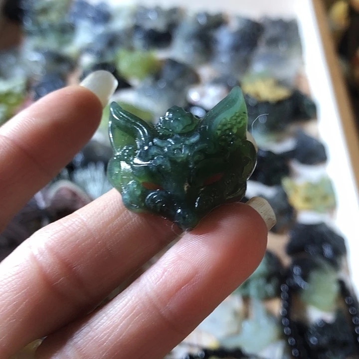 岫玉未镶嵌岫玉挂件