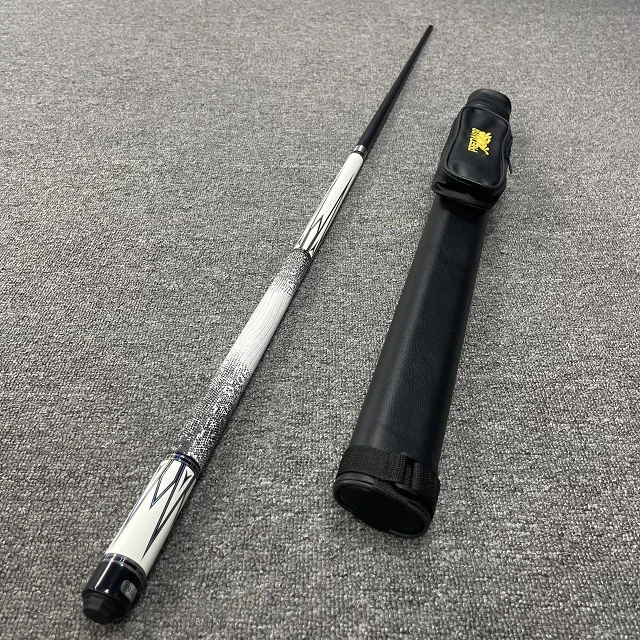 毒牙纯碳纤维黑科技台球杆入门级小头杆中式手工桌球杆