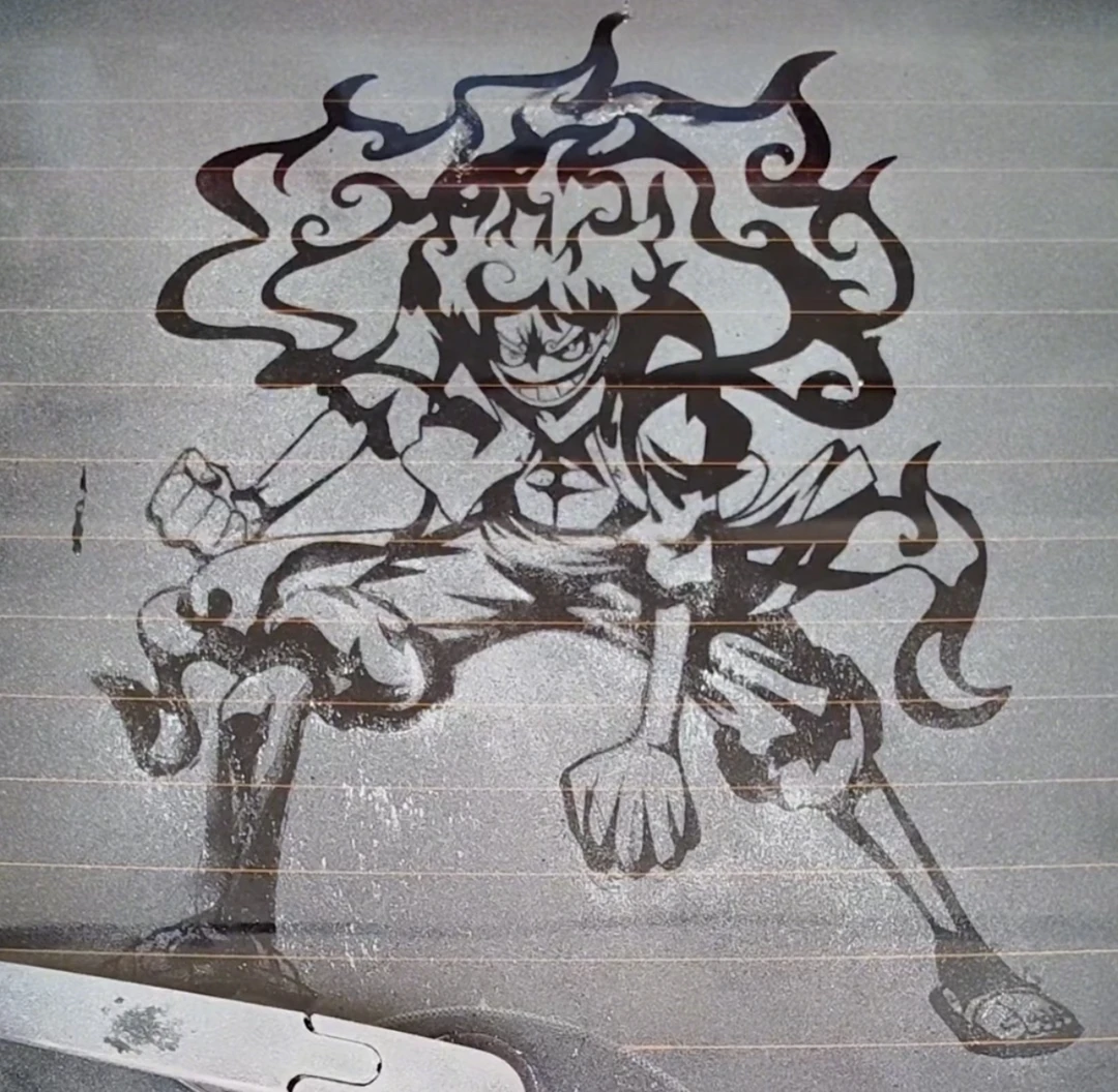 五档路飞 车尘画模板