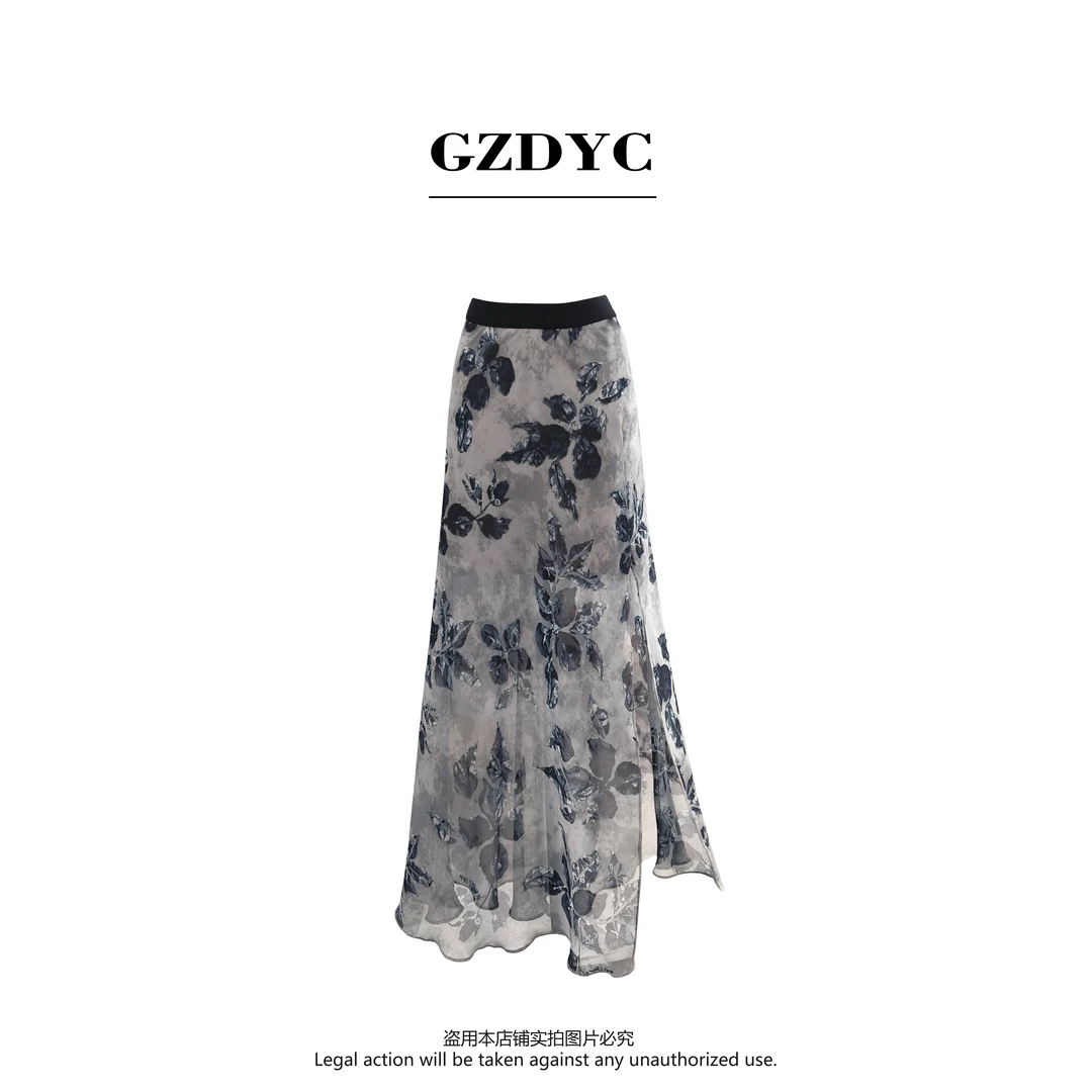 【鸽子的衣橱】仲夏 夏季新款复古设计感半身裙BQ75529