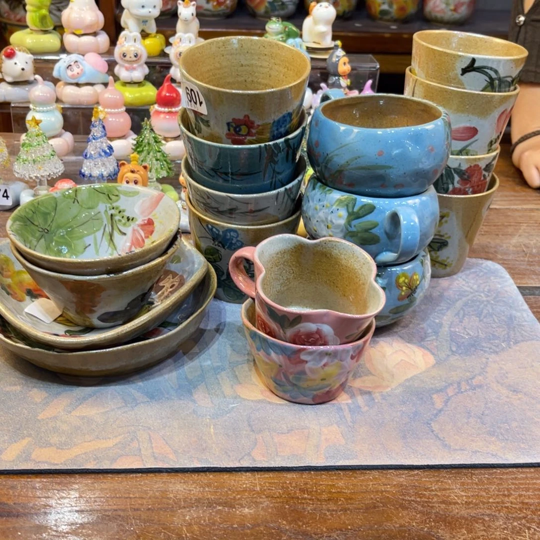 独***舟瓷片景德镇手工制作