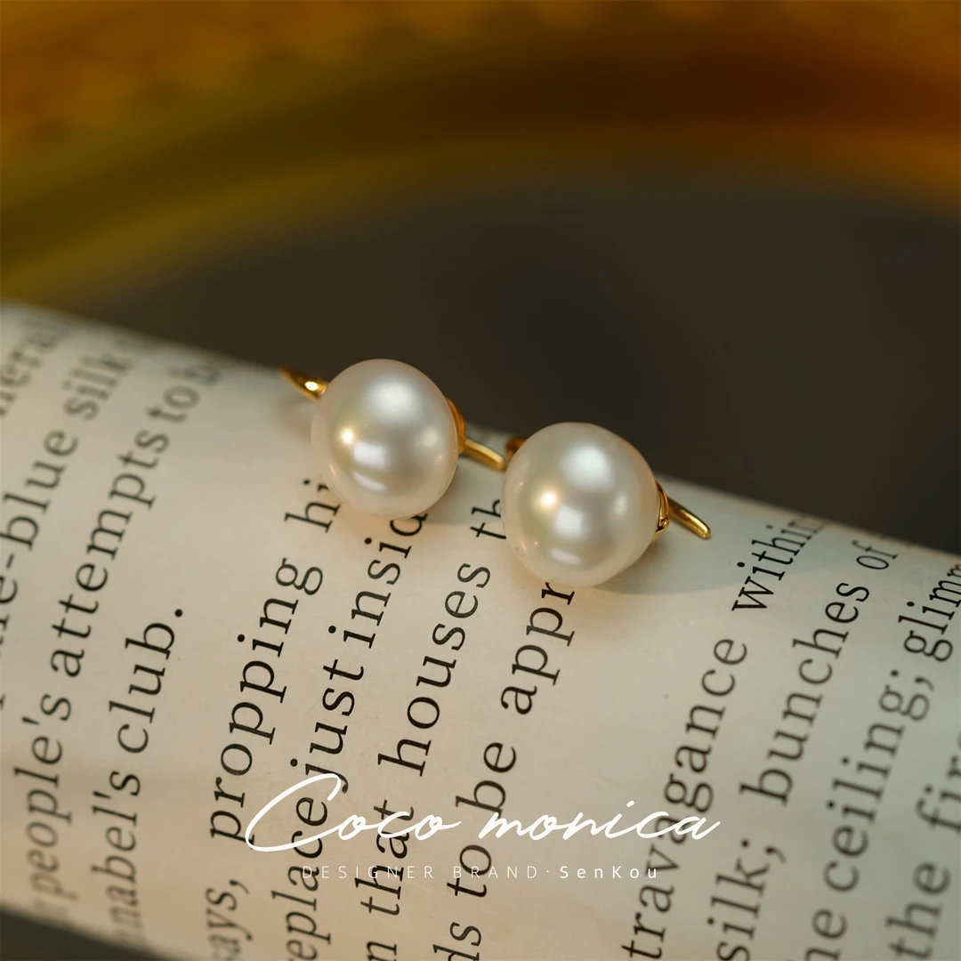 【小霞珠宝】轻奢百搭复古法式简约 高跟鞋耳钉耳环WE301