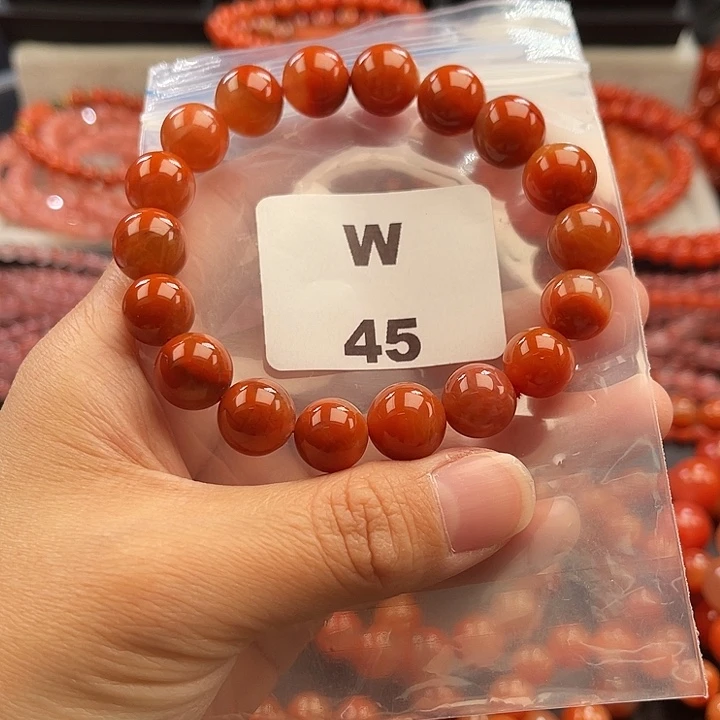 南红玛瑙未镶嵌多样性发货默认微瑕称重11mm