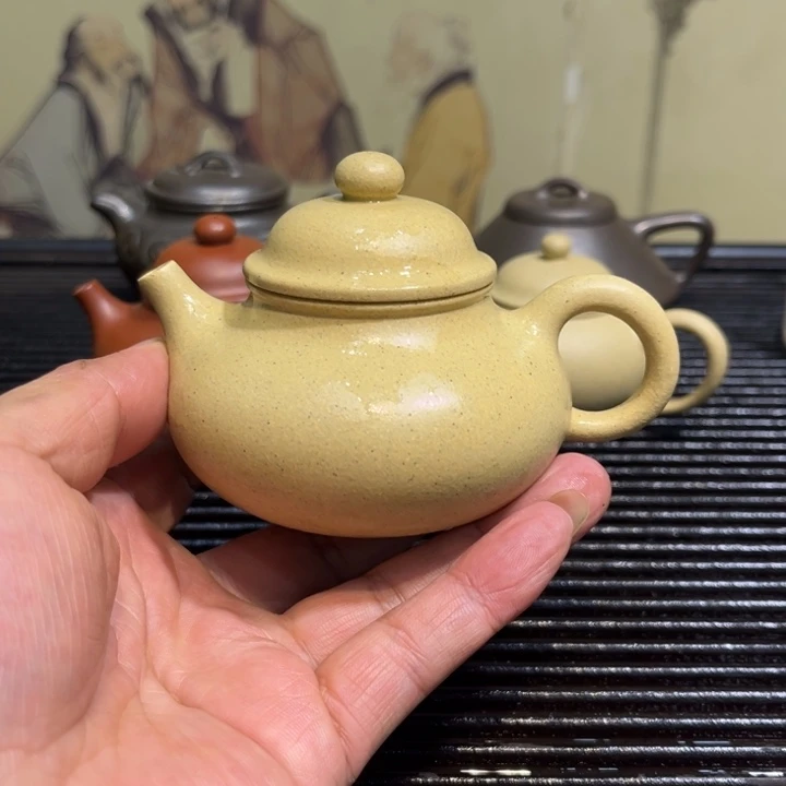 紫砂茶壶故****瓜容天本绿