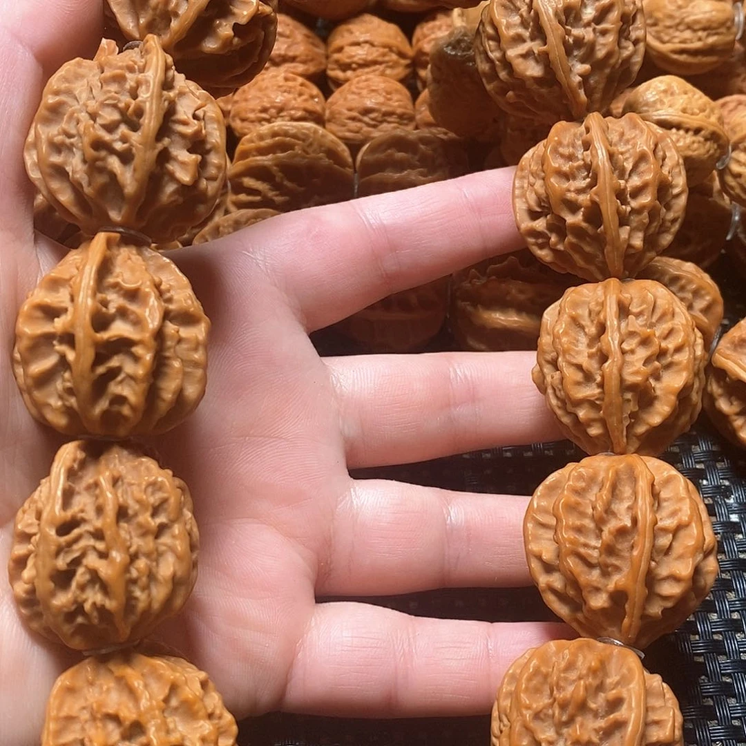 文玩核桃手串粗筋八棱手持