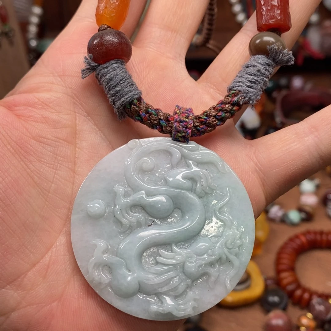 颈饰未镶嵌翡翠项链