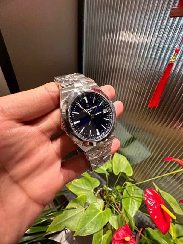 99新 Vacheron Constantin/江诗丹顿 一表一友/4500v蓝/23年全套