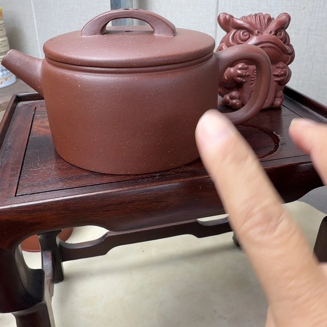 汉瓦壶200cc底槽青泥的