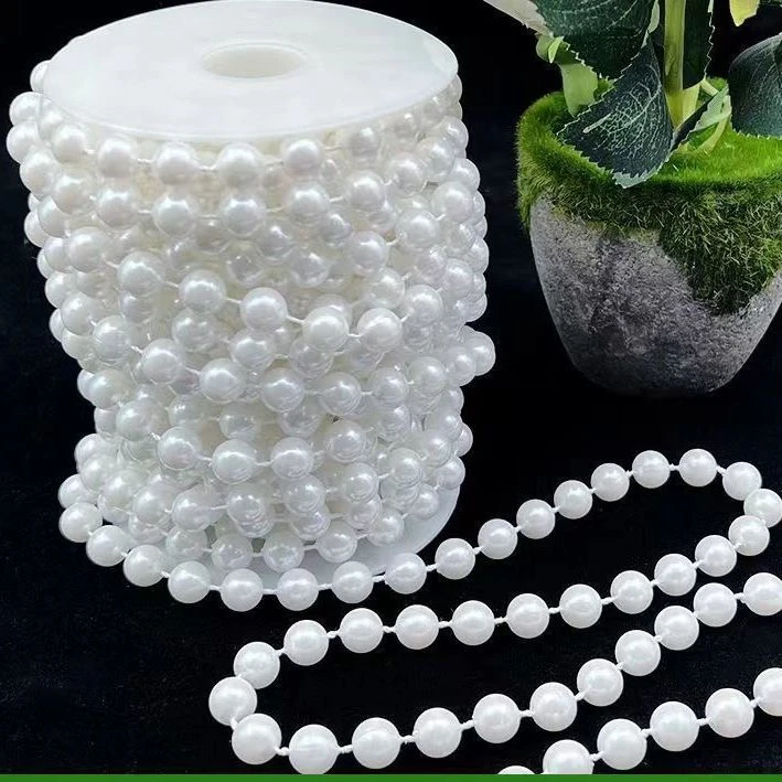 珍珠链条花艺装饰材料鲜花包装配件手工DIY花店用品