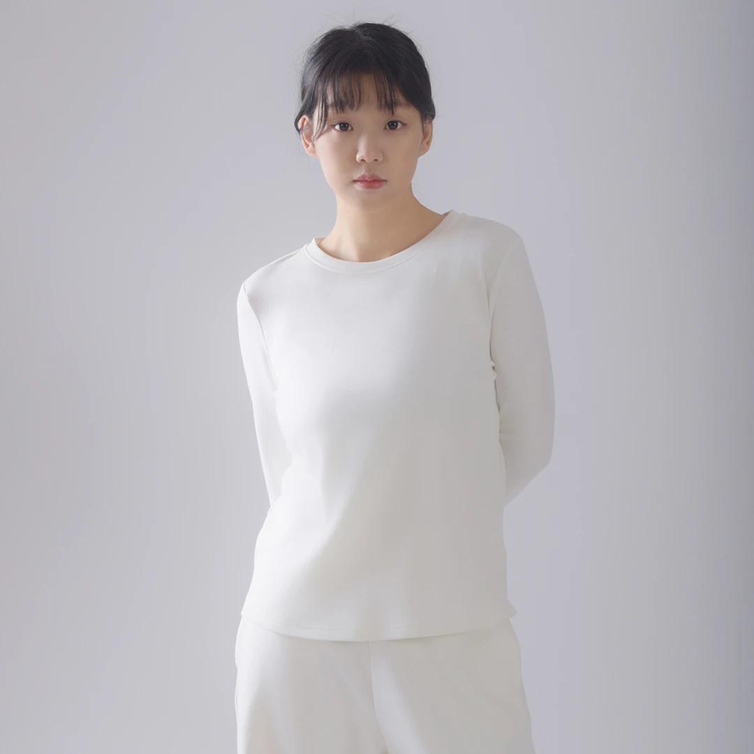 （直播现货）奥地利兰精超细旦莫代尔氨纶男女同款正肩开叉T恤