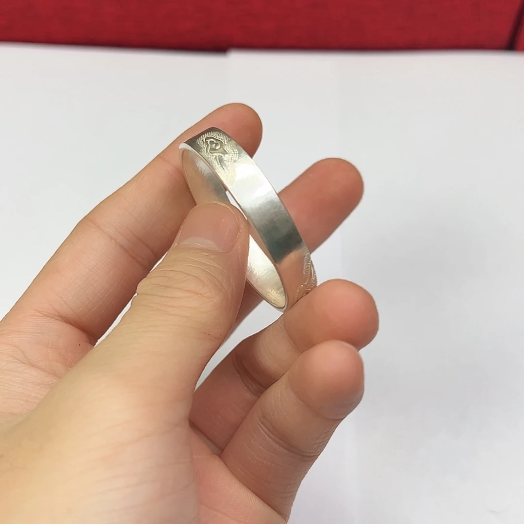 足银足银手工儿童手镯一只