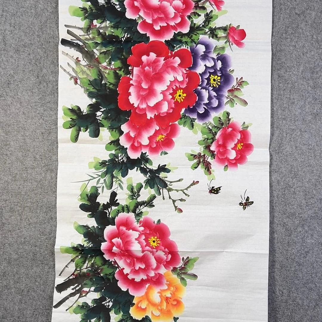 国画077 牡丹花等经济植物和花卉资源