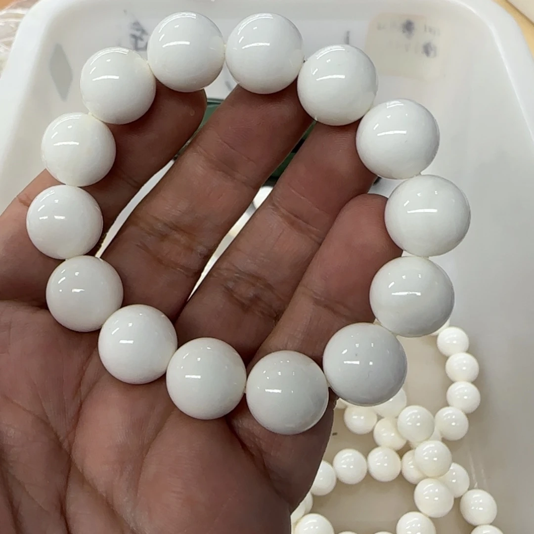 白玉菩提手串白色703