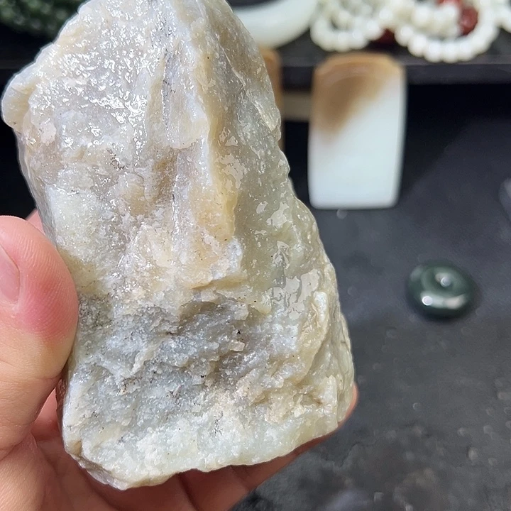 和田玉（糖玉）未镶嵌车挂